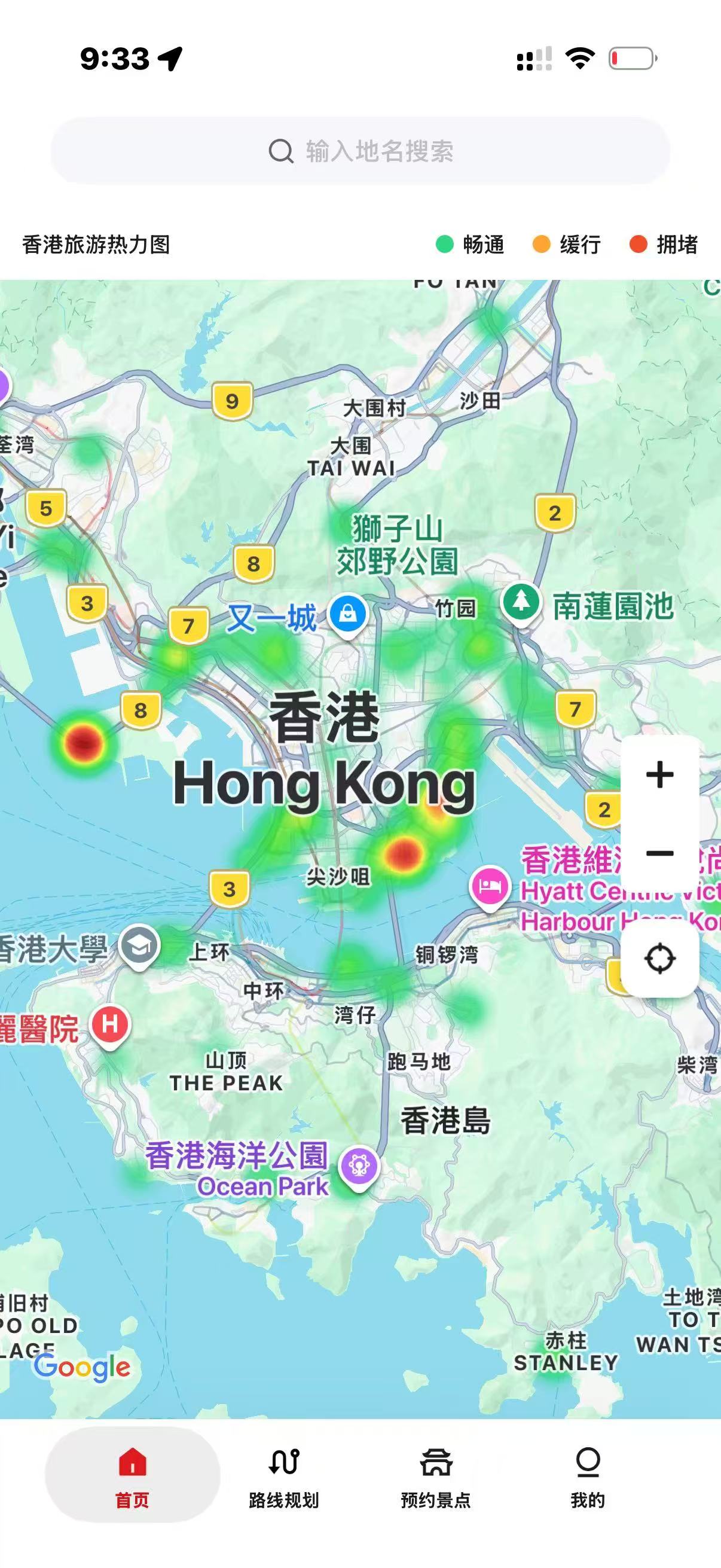 區域熱力圖
